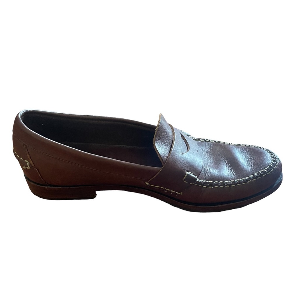 Allen Edmond Penny Loafers size: 10.5D Brown Leather - Picture 5 of 8